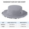 image:imageBassdash 2 Pack UPF 50 Patterned Under Brim Foldable Lightweight Bucket Sun Hats for Fishing Hiking Safari Men Women FH18Pack of 2 Colors Collection E