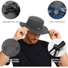 image:imageBassdash 2 Pack UPF 50 Patterned Under Brim Foldable Lightweight Bucket Sun Hats for Fishing Hiking Safari Men Women FH18Pack of 2 Colors Collection E