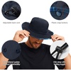 image:imageBassdash 2 Pack UPF 50 Patterned Under Brim Foldable Lightweight Bucket Sun Hats for Fishing Hiking Safari Men Women FH18Pack of 2 Colors Collection G