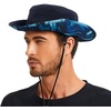 image:imageBassdash 2 Pack UPF 50 Patterned Under Brim Foldable Lightweight Bucket Sun Hats for Fishing Hiking Safari Men Women FH18Pack of 2 Colors Collection a