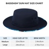 image:imageBassdash 2 Pack UPF 50 Patterned Under Brim Foldable Lightweight Bucket Sun Hats for Fishing Hiking Safari Men Women FH18Pack of 2 Colors Collection a