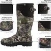 image:imageBassdash EXPLORERSG Mens Hunting Boots Waterproof Rubber Boots 400G Insulated 5mm Neoprene Lined for Outdoor FishingAutumn Forest