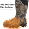 image:imageBassdash EXPLORERSG Mens Hunting Boots Waterproof Rubber Boots 400G Insulated 5mm Neoprene Lined for Outdoor FishingGrunge Camo