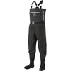 image:imageBASSDASH Mens Lightweight Breathable Chest Wader Black Camo Boot Foot for Fly Fishing Hunting FW11
