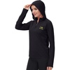 image:imageBASSDASH Womens UPF 50 Performance Hoodie Long Sleeve UV Fishing Hiking ShirtBlack