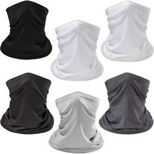image:imageBassdash 6 Pieces UPF 50 Neck Gaiter Breathable Quick Dry Face Mask Lightweight UV Protection Balaclava Scarf for Men Women6pack Collection a