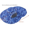 image:imageBASSDASH UPF 50 Unisex Water Resistant Wide Brim Sun Hat with Large Neck Flap Ponytail Fishing Hat for Men WomenBlue Camo