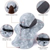image:imageBASSDASH UPF 50 Unisex Water Resistant Wide Brim Sun Hat with Large Neck Flap Ponytail Fishing Hat for Men WomenLight Grey Camo