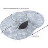 image:imageBASSDASH UPF 50 Unisex Water Resistant Wide Brim Sun Hat with Large Neck Flap Ponytail Fishing Hat for Men WomenLight Grey Camo