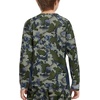 image:imageBASSDASH Youth UPF 50 Camo Hunting Shirt Lightweight Quick Dry Long Sleeve TShirt for Boys Girls Fishing Hiking FS04YGreen Vegetation Camo
