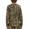 image:imageBASSDASH Youth UPF 50 Camo Hunting Shirt Lightweight Quick Dry Long Sleeve TShirt for Boys Girls Fishing Hiking FS04YMarshreed