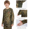 image:imageBASSDASH Youth UPF 50 Camo Hunting Shirt Lightweight Quick Dry Long Sleeve TShirt for Boys Girls Fishing Hiking FS04YMarshreed