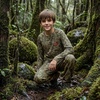 image:imageBASSDASH Youth UPF 50 Camo Hunting Shirt Lightweight Quick Dry Long Sleeve TShirt for Boys Girls Fishing Hiking FS04YMoss Wood