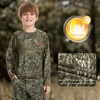 image:imageBASSDASH Youth UPF 50 Camo Hunting Shirt Lightweight Quick Dry Long Sleeve TShirt for Boys Girls Fishing Hiking FS04YMoss Wood