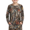 image:imageBASSDASH Youth UPF 50 Camo Hunting Shirt Lightweight Quick Dry Long Sleeve TShirt for Boys Girls Fishing Hiking FS04YAutumn Forest