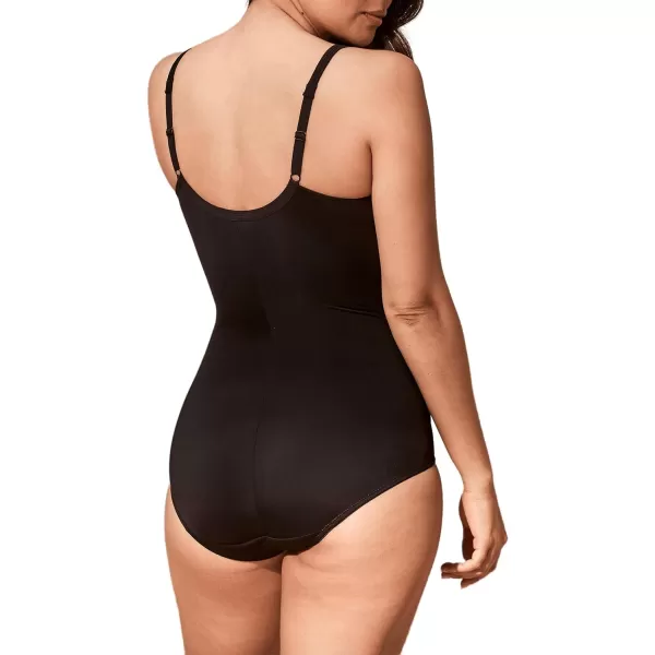 Bali Womens Shapewear Firm Control Body Shaper with Builtin Minimizer Bra Fajas DF1009Black