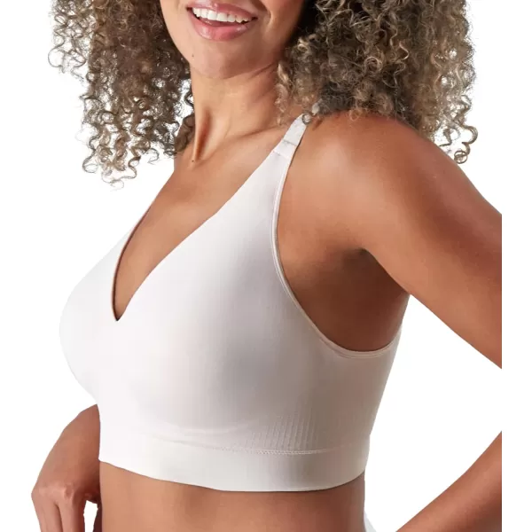 Bali Womens Wireless Bra Comfort Revolution Modern Seamless Bra Flextofit Wirefree BraSandshell