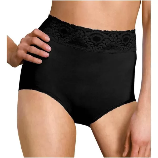 Bali Lacy Skamp Brief PantyBlack