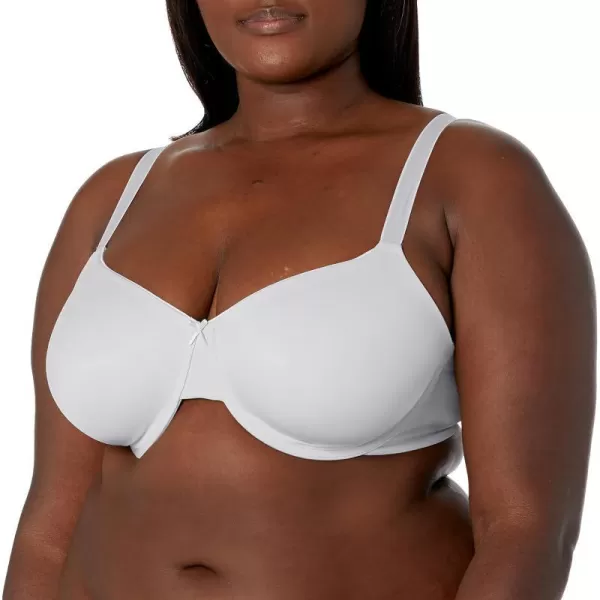 Bali Passion For Comfort Underwire Bra with FullCoverage Light Lift Back Smoothing Shapewear Bra for Everyday WearWhite