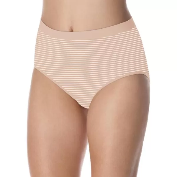 1 Pack - Soft Taupe Stripe