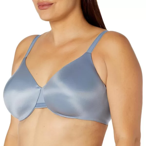 Bali Womens One Smooth U Underwire Bra Smoothing Fullcoverage Bra Retired ColorsBlue Moonbeam