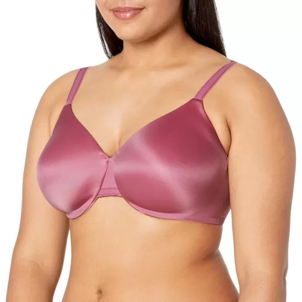 Bali Womens One Smooth U Underwire Bra Smoothing Fullcoverage Bra Retired ColorsGreenhouse Lavender