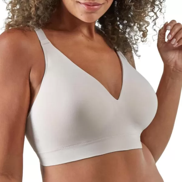 Bali Womens Wireless Bra Comfort Revolution Modern Seamless Bra Flextofit Wirefree BraSandshell