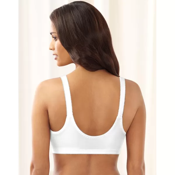 Bali Designs Womens Bali Double Support Front CloseWhite