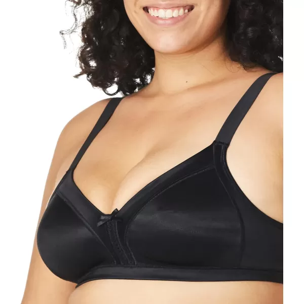 Bali Womens Double Support Wireless Soft Touch with Cool Comfort Bra DF0044Black