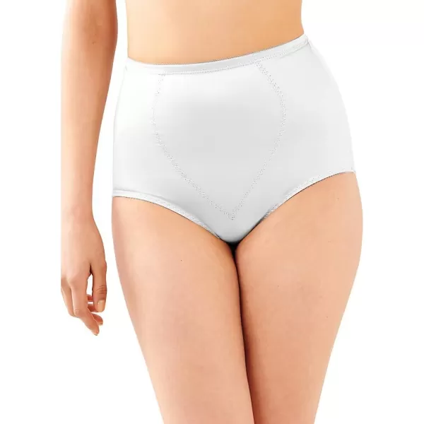 Bali Womens FirmControl Shapewear Brief Pack Shaping Brief with Tummy Control 2PackWhite Garment