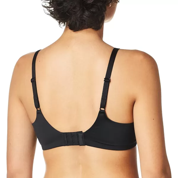 Bali Womens One Smooth U Underwire Bra Smoothing amp Concealing FullCoverage Bra Df3w11Black