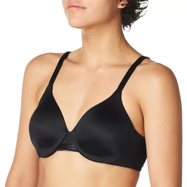 Bali Womens One Smooth U Underwire Bra Smoothing amp Concealing FullCoverage Bra Df3w11Black