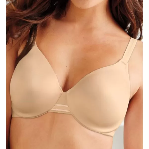 Bali Womens One Smooth U Underwire Bra Smoothing amp Concealing FullCoverage Bra Df3w11Soft Taupe