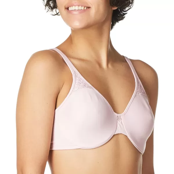 Bali Womens Passion for Comfort Minimizer Bra Fullcoverage Underwire Bra Seamless CupsHush Pink