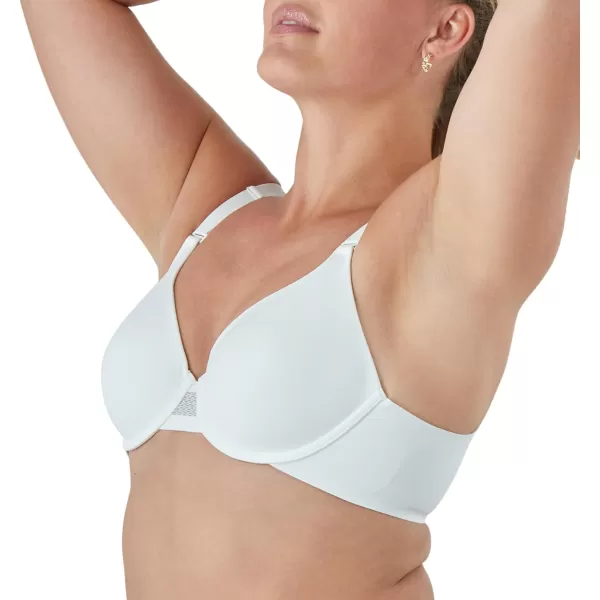 Bali Womens Tshirt Bra Ultimate Smoothing Underwire Bra Lightweight Convertible BraWhite