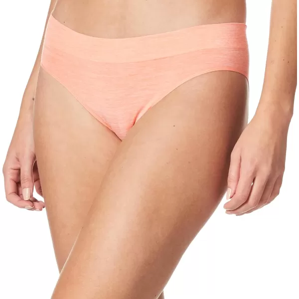 DKNY Womens Seamless Litewear Bikini PantyCoral Heather