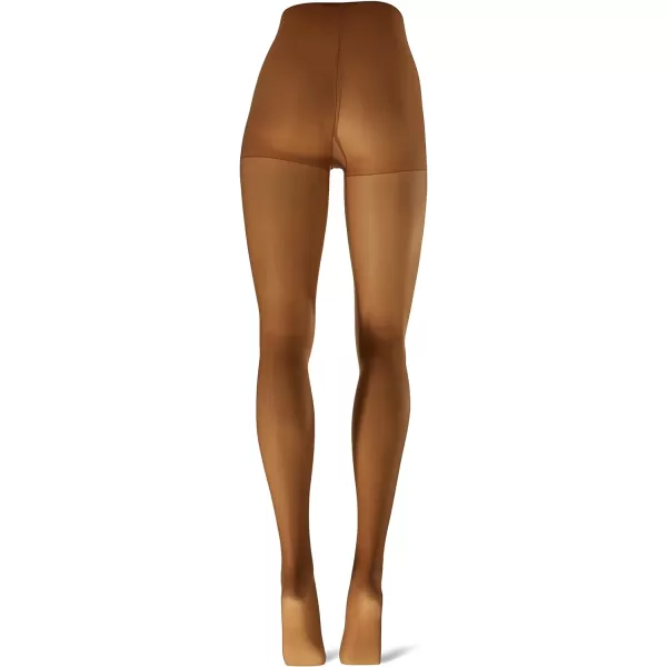 Leggs Womens Sheer Energy Control Top Sheer Toe Pantyhose1 SuntanBeige