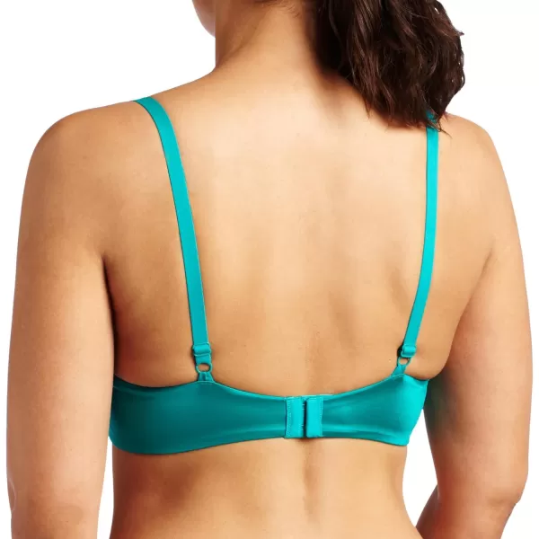 Maidenform Womens Custom Lift Tailored Satin Demi BraJade Garden