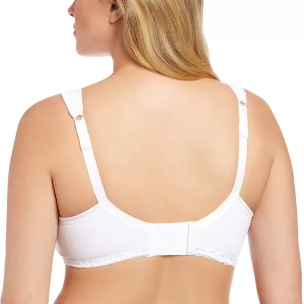 Playtex Womens 18 Hour Airform Comfort Lace Wirefree Full Coverage Bra US4088White