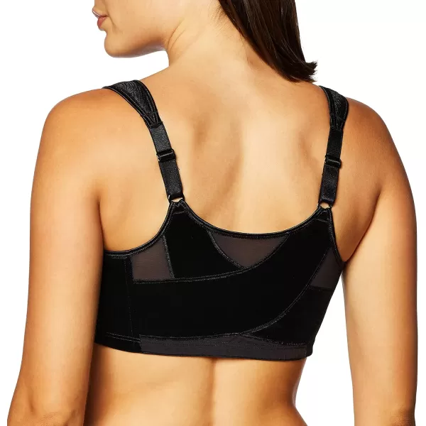 Playtex Womens 18 Hour Front Close Wirefree Back Support Posture Full Coverage Bra USE525Black