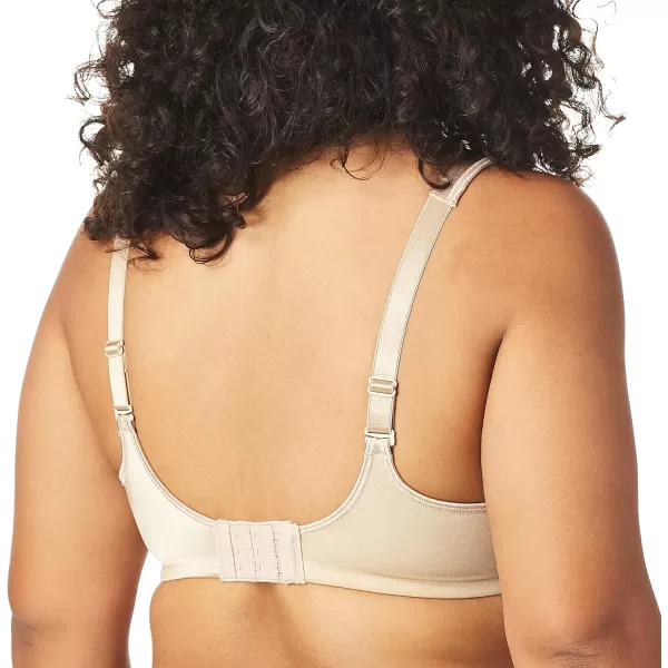 Playtex Womens Love My Curves Modern Curvy Uw TShirt Bra US4848Light BeigeNude Print