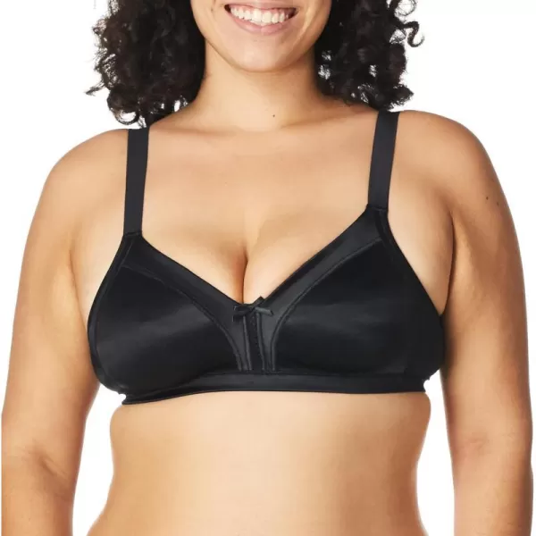 Bali Womens Double Support Wireless Soft Touch with Cool Comfort Bra DF0044Black