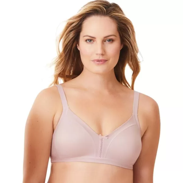 Bali Womens Double Support Wireless Soft Touch with Cool Comfort Bra DF0044Sandshell