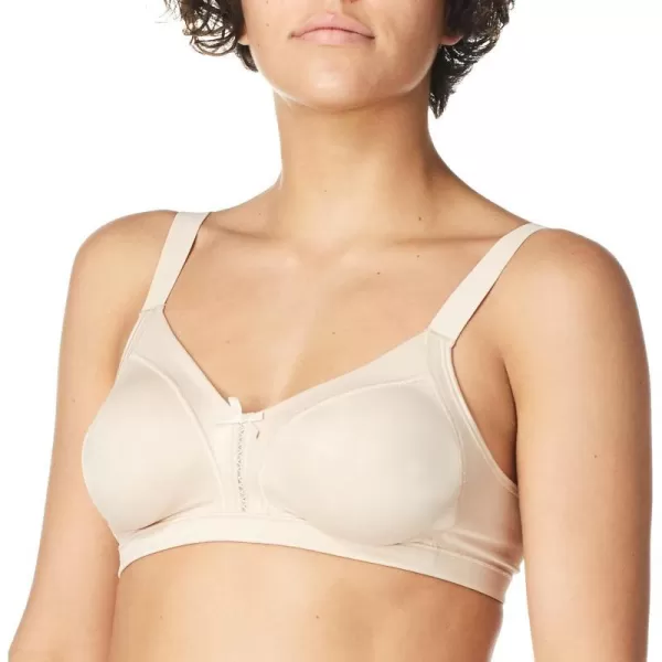 Bali Womens Double Support Wireless Soft Touch with Cool Comfort Bra DF0044Soft Taupe