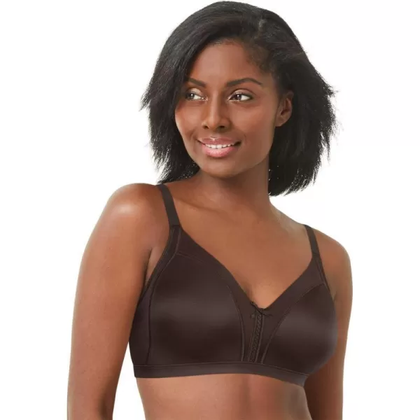 Bali Womens Double Support Wireless Soft Touch with Cool Comfort Bra DF0044Warm Cocoa Brown