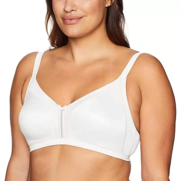 Bali Womens Double Support Wireless Soft Touch with Cool Comfort Bra DF0044White