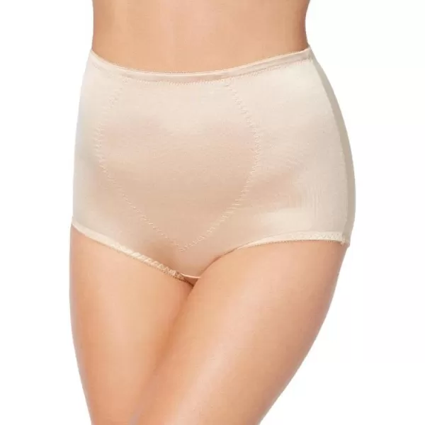Bali Womens FirmControl Shapewear Brief Pack Shaping Brief with Tummy Control 2PackPorcelain Blushing Pink