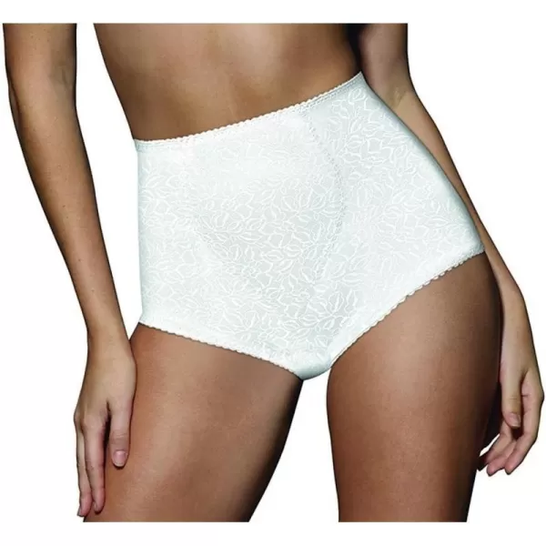 Bali Womens Light Control Tummy Panel Shapewear Brief Fajas 2Pack DFX70JWhiteWhite Deluster