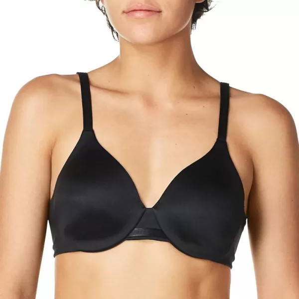 Bali Womens One Smooth U Underwire Bra Smoothing amp Concealing FullCoverage Bra Df3w11Black