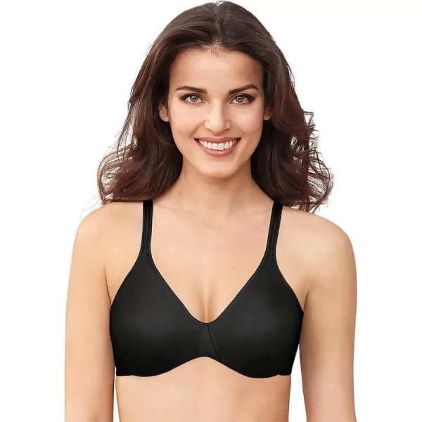 Bali Womens Passion for Comfort Back Smoothing Underwire Bra DF3382Black